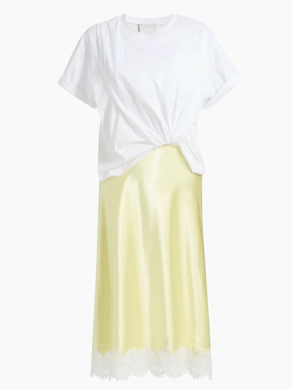 3.1 Phillip Lim T-shirt Slip Combo Dress